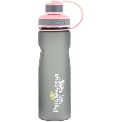 Пляшечка для води Kite Palyanytsya K22-398-03, 700 мл, сіро-рожева K22-398-03 фото
