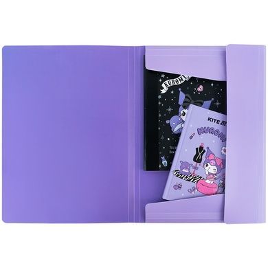 Папка на гумці Kite Kuromi HK25-247-1, A4 HK25-247-1 фото