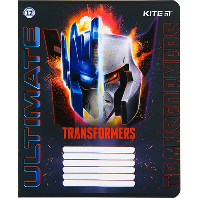 Зошит шкільний Kite Transformers TF22-234, 12 аркушів, лінія TF22-234 фото