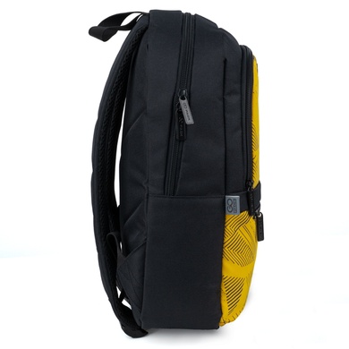 Рюкзак для міста та навчання GoPack Education Teens 119-2 чорно-жовтий GO22-119S-2 фото