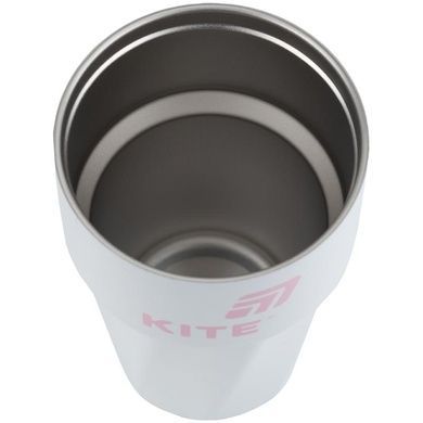 Термокружка Kite K25-1220-3, 450 мл, біло-рожева K25-1220-3 фото