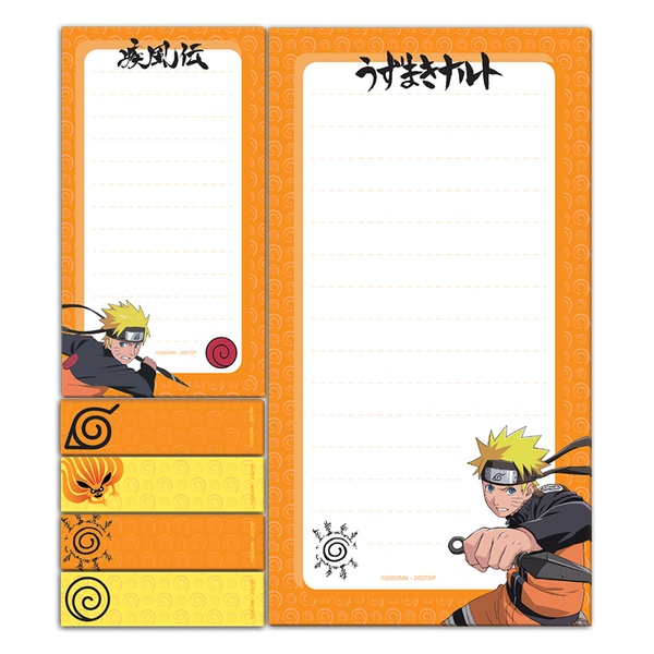 Блок бумаги с липким слоем Kite Naruto NR23-299-1, набір NR23-299-1 фото