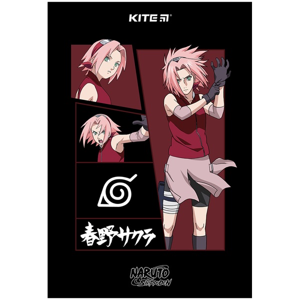 Блокнот-планшет Kite Naruto NR23-194-2, A5, 50 листов, клетка NR23-194-2 фото