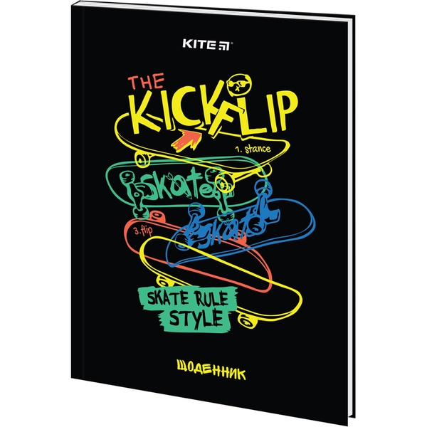 Щоденник шкільний Kite Kick Flip K22-262-9, тверда обкладинка K22-262-9 фото