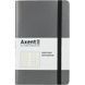 Книга записна Axent Partner Soft 8206-15-A, A5-, 125x195 мм, 96 аркушів, клітинка, гнучка обкладинка, срібляста 8206-15-A фото 1