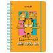 Блокнот на спіралі Kite Garfield GF25-190, A5, 80 аркушів, клітинка