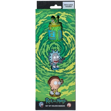 Набор бейджей на липучке Kite Rick and Morty RM24-3012, 3 шт. RM24-3012 фото