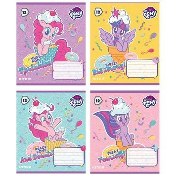 Тетрадь школьная Kite My Little Pony LP20-234, 12 листов, в линию LP20-234 фото