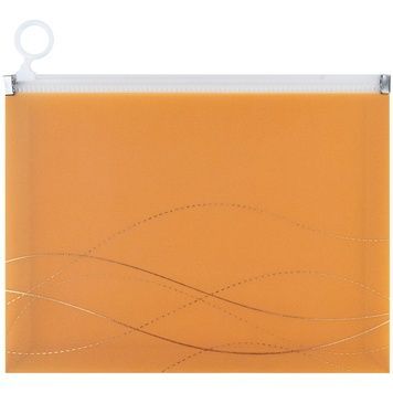Папка на молнии zip-lock, А5+ Waves-1 1498-40-A фото