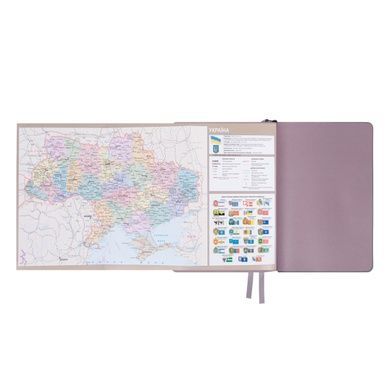 Ежедневник Leo Planner Binario A5 датированный 2027 мягкий лиловый хамелеон 368 страниц 252727 фото