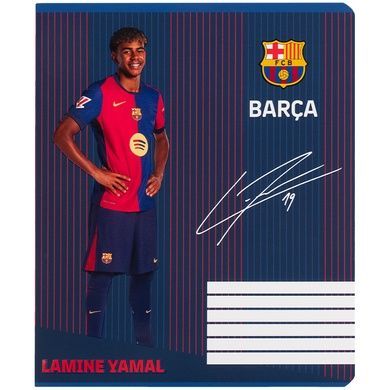 Тетрадь школьная Kite FC Barcelona BC25-236, 18 листов, клетка BC25-236 фото