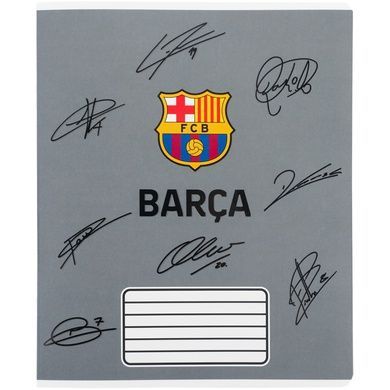 Зошит шкільний Kite FC Barcelona BC26-236, 18 аркушів, клітинка BC26-236 фото