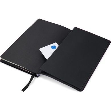 Книга записна Axent Partner Soft 8206-34-A, A5-, 125x195 мм, 96 аркушів, клітинка, гнучка обкладинка, срібляста 8206-34-A фото
