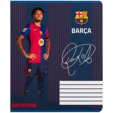 Тетрадь школьная Kite FC Barcelona BC25-236, 18 листов, клетка BC25-236 фото