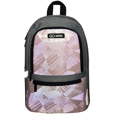 Рюкзак для міста та навчання GoPack Education Teens 119-4 сіро-рожевий GO22-119S-4 фото