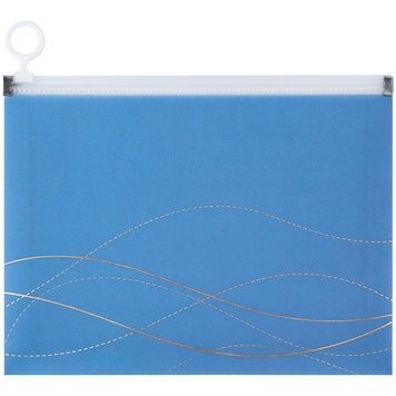 Папка на молнии zip-lock, А5+ Waves-2 1498-41-A фото