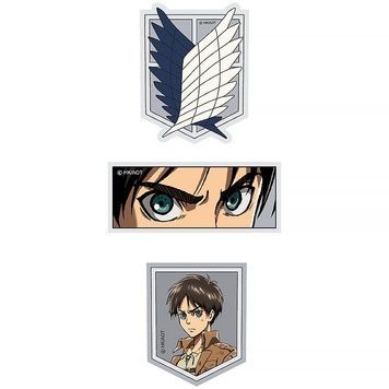 Набір бейджів на липучці Kite Attack on Titan AT26-3012, 3 шт. AT26-3012 фото