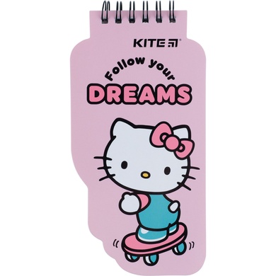 Блокнот на спирали Kite Hello Kitty HK22-465, 50 листов, нелинованный HK22-465 фото