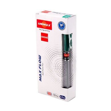 Ручка шариковая Maxflow, зелёная UX-117-04 фото