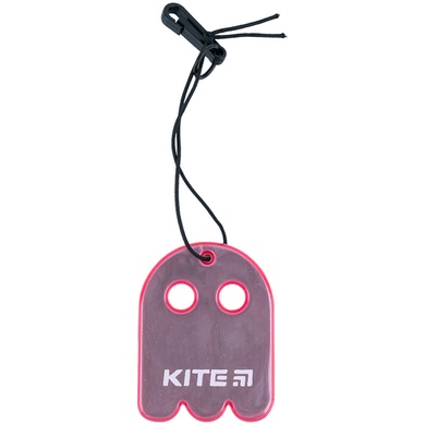 Підвіска м'яка світловідбиваюча Kite K23-111-2, фігурна, рожева K23-111-2 фото