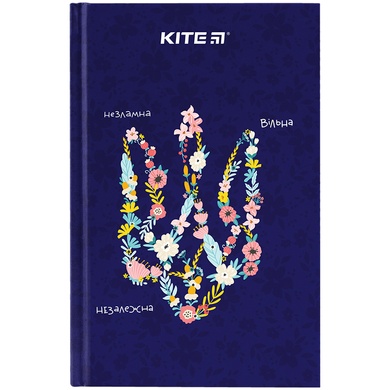 Книга записна Kite K24-199-3, тверда обкладинка, А6, 80 аркушів, клітинка K24-199-3 фото