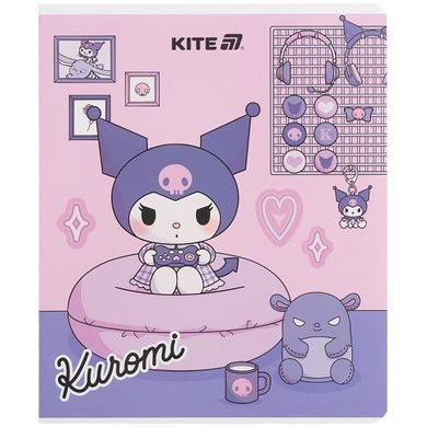 Зошит шкільний Kite Kuromi HK25-238, 24 аркуші, клітинка HK25-238 фото