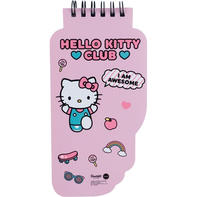Блокнот на спіралі Kite Hello Kitty HK22-465, 50 аркушів, нелінований HK22-465 фото