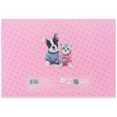 Зошит для малювання Kite Studio Pets SP25-241, 12 аркушів SP25-241 фото