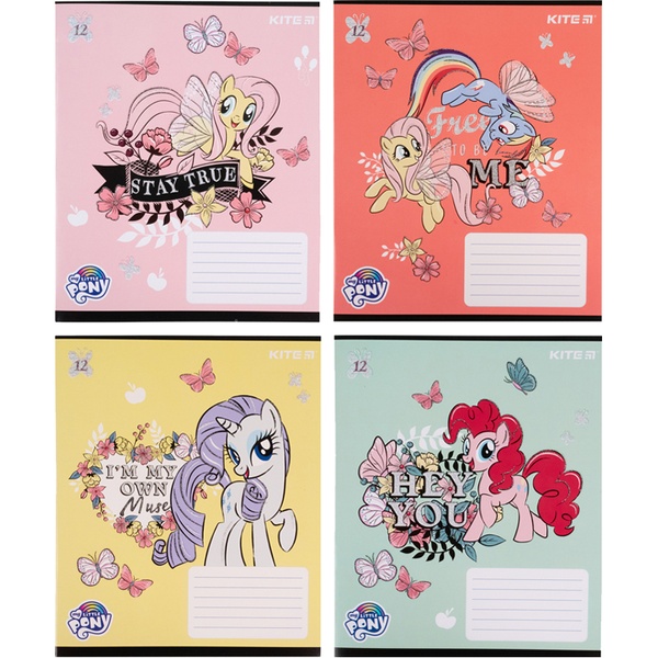 Зошит шкільний Kite My Little Pony LP21-234, 12 аркушів, лінія LP21-234 фото