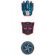 Набір бейджів на липучці Kite Transformers TF24-3012, 3 шт. TF24-3012 фото 2