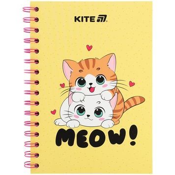 Блокнот на спіралі Kite Cute 1 K25-1911-1, А5, 80 аркушів, клітинка K25-1911-1 фото
