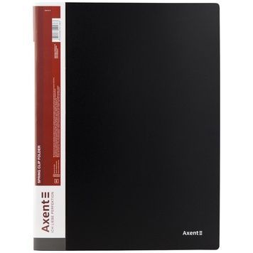 Папка-швидкозшивач Axent 1304-01-A, А4, чорна 1304-01-A фото