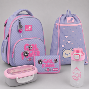 Шкільний набір 5в1 Kite Education Girl's Power SET_K26-556M-1 SET_K26-556M-1 фото