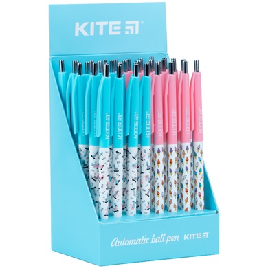 Ручка кулькова автоматична Kite Cute K21-361-1, синя K21-361-1 фото