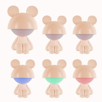 Світильник-нічник LED з акумулятором Cute Mouse Kite K25-316-2-4, персиковий K25-316-2-4 фото