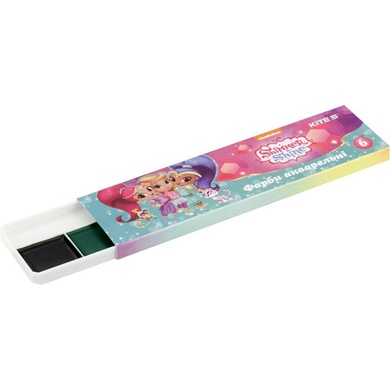 Краски акварельные в картонной упаковке Shimmer&Shine, 6 цветов SH18-040 SH18-040 фото