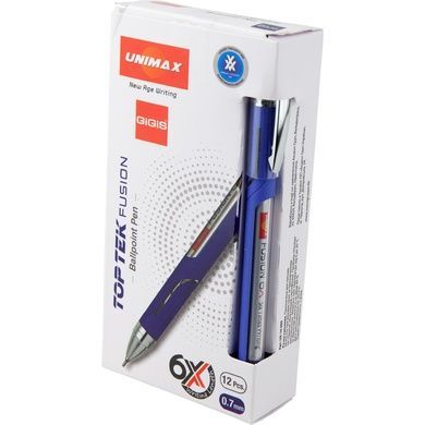 Ручка шариковая Top Tek Fusion 10 000, синяя UX-10 000-02 фото