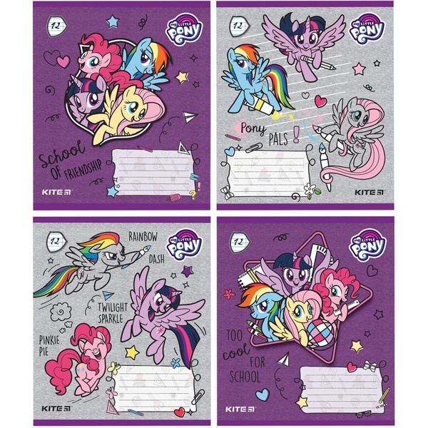 Тетрадь школьная Kite My Little Pony, 12 листов, в линию, LP19-234 LP19-234 фото
