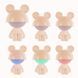 Світильник-нічник LED з акумулятором Cute Mouse Kite K25-316-2-4, персиковий K25-316-2-4 фото 4
