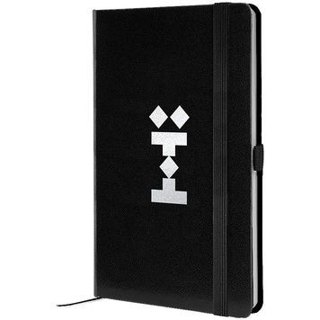Книга записна Partner, 125*195, 96арк, кліт, чорн, Ї 8201-01-8-A фото