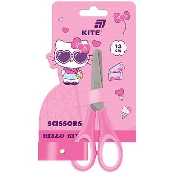 Ножницы детские с резиновыми вставками Kite Hello Kitty HK26-123, 13 см HK26-123 фото