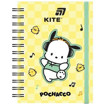Блокнот на спіралі Kite Pochacco PC26-229, А6, 80 аркушів, клітинка PC26-229 фото
