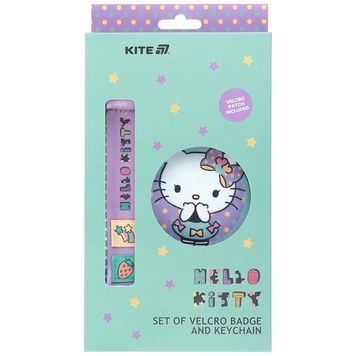 Набір бейдж на липучці та підвіска Kite Hello Kitty HK25-3010-1, 2 шт. HK25-3010-1 фото
