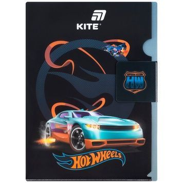 Папка-куточок з клапаном Kite Hot Wheels HW25-248-2, A4 HW25-248-2 фото