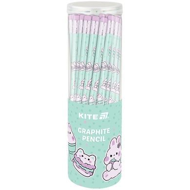 Олівець графітний тригранний з гумкою Kite Feel Good K25-046-2 K25-046-2 фото