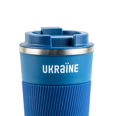 Термокружка Kite Ukraїne K22-458-05, 510 мл, синяя K22-458-05 фото