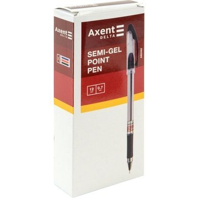 Ручка масляна Axent Delta DB2062-01, 0.7 мм, чорна DB2062-01 фото