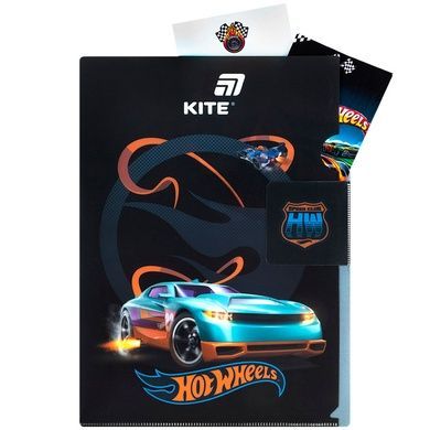 Папка-куточок з клапаном Kite Hot Wheels HW25-248-2, A4 HW25-248-2 фото