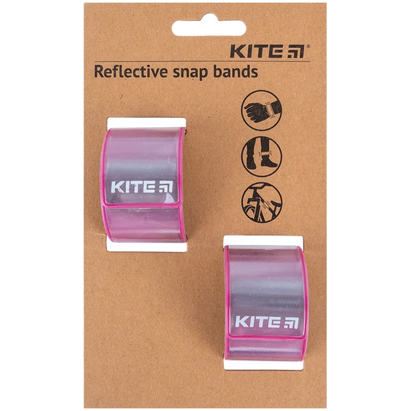 Набор браслетов светоотражающих Kite K23-108-4, сиреневые K23-108-4 фото