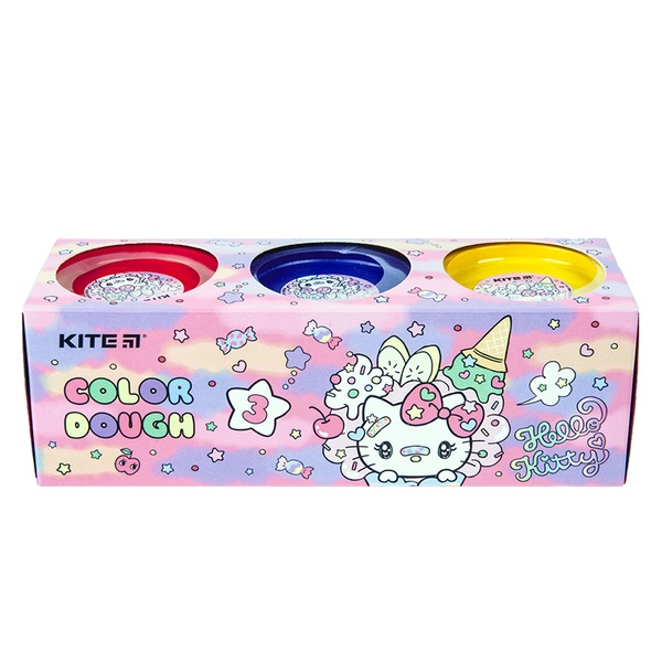 Тісто для ліпки кольорове Kite Hello Kitty HK23-151, 3*75 г HK23-151 фото